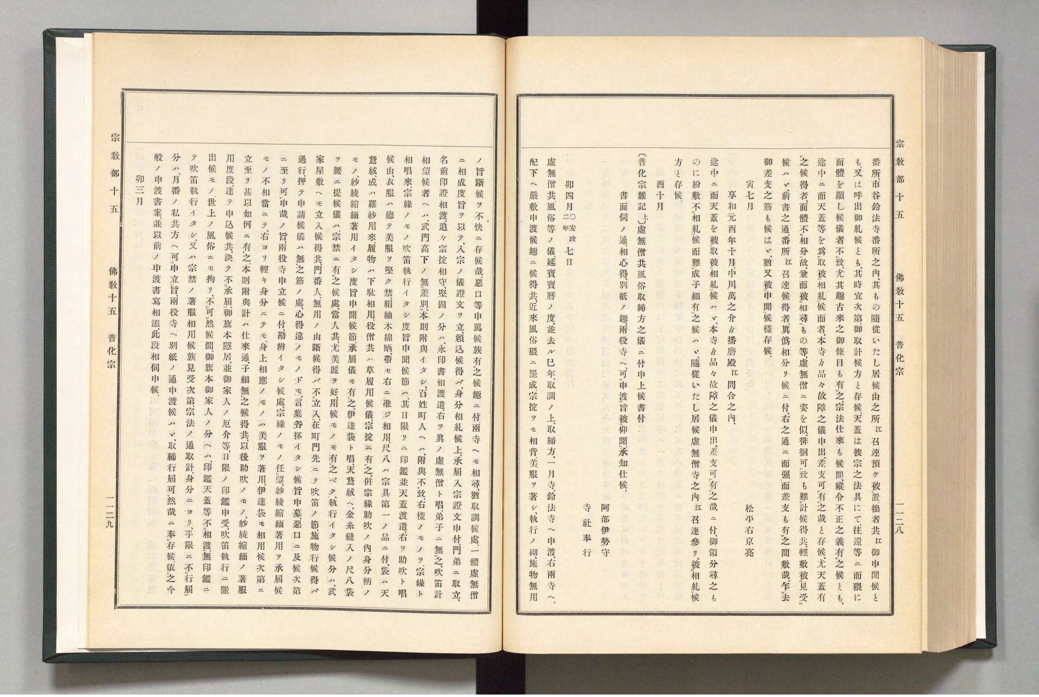 The Fuke-shū chapter in the <I>Koji ruien</I> source collection Volume 27, 1910, pages 1128-1129