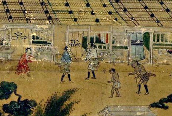 Two komosō in Kyōto, c. 1530