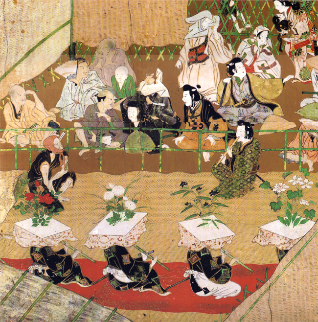 The Shijō shirakawa yūraku-zu folding screen