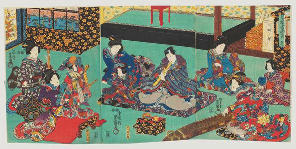 Ukiyo-e by Katsushika Oui, daughter of Katsushika Hokusai