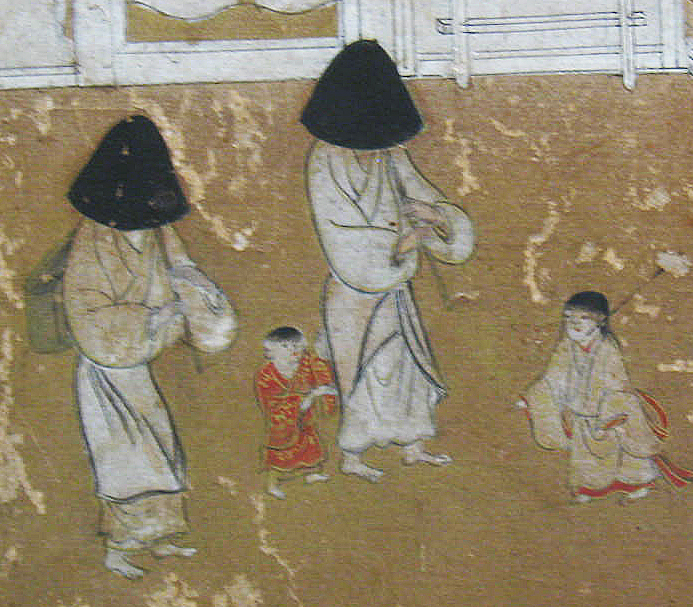 Yet not fully identified and dated early 17th century komosō picture